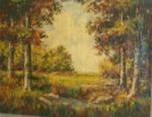 Autumn Landscape With Female Figure
Bears Signature
N. Diaz by Narcisse-Virgile D Az De La Pena