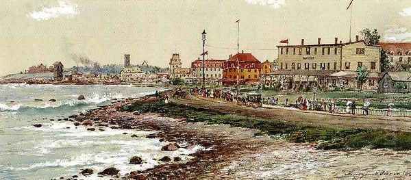 Narragansett Pier in 1888 - view 1