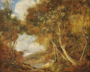 Clairiere En Foret by Narcisse-Virgile D Az De La Pena