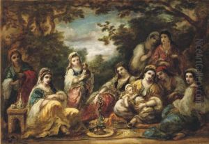Oriental Ladies At Leisure