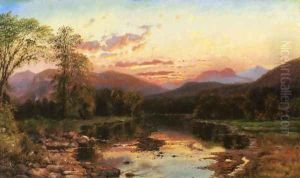 Sunset Landscape by Edmund Darch Lewis