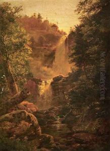 Kauterskill Falls by Edmund Darch Lewis