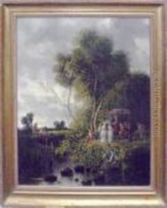 Fishing Party By A River