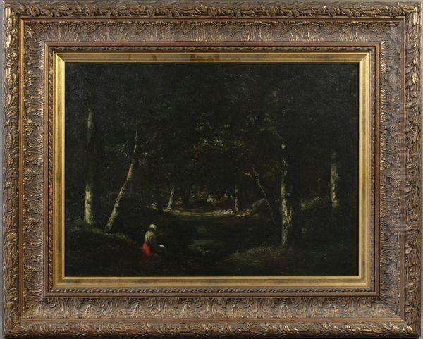 Interior Pool In Forest - view 1