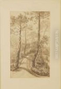 Pareja De Paisajes by Narcisse-Virgile D Az De La Pena