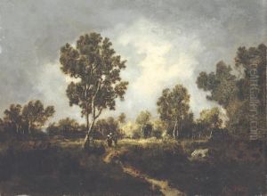 Personnages Dans Un Paysage Deboise: In The Forest by Narcisse-Virgile D Az De La Pena