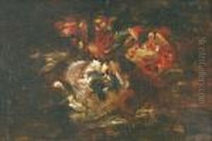 Les Tulipes Perroquet by Narcisse-Virgile D Az De La Pena