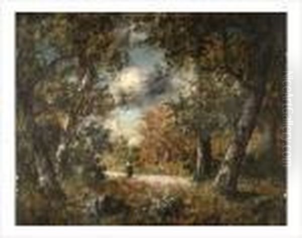 Femme Dans Un Sous-bois - view 1