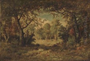 Le Bois De Fointainebleau by Narcisse-Virgile D Az De La Pena