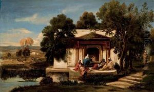 Repos De Femmes Orientales Au Bord De L'eau