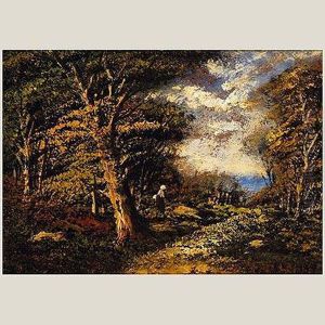 Personaje En El Bosque by Narcisse-Virgile D Az De La Pena
