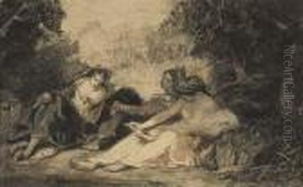 Trois Femmes Dans Un Paysage - view 1