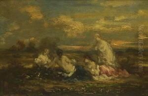 Lagernde Frauen In Der
Abenddammerung. Lagernde Frauen In Der
Abenddammerung.