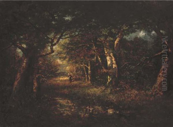 Bas-breau, Paysage En Sous-bois - view 1