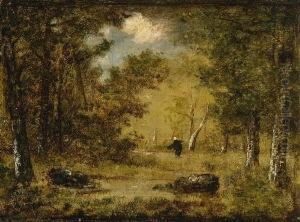 Waldlandschaft Mit
Reisigsammlerin. by Narcisse-Virgile D Az De La Pena