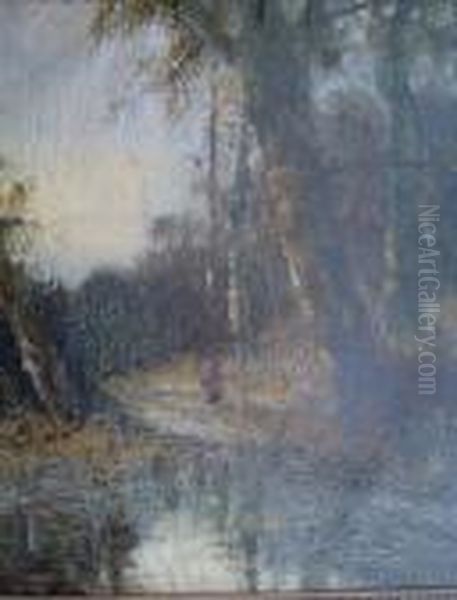 Figure On A Country Path - view 1