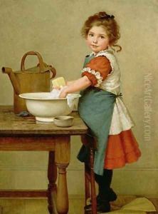 This Is the Way We Wash Our Clothes by George Dunlop, R.A., Leslie