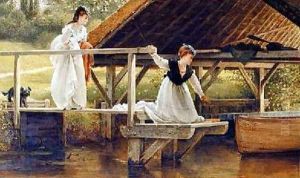 Two Girls on a Jetty