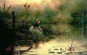 Willow Willow from Hamlet by William Shakespeare 1564-1616 by George Dunlop, R.A., Leslie