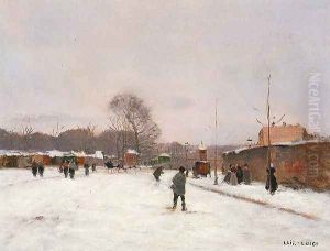 Paris in Winter by Luigi Loir