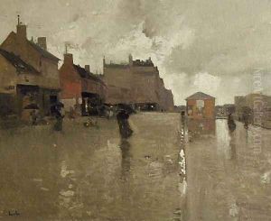 Le Boulevard sous la Pluie by Luigi Loir