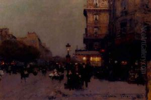 Boulevard Saint Michel by Luigi Loir