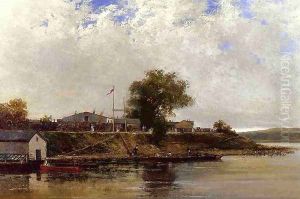 Banks of the Seine by Luigi Loir