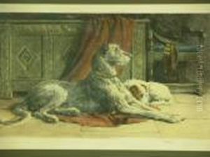 "comrades" And "patience" by Herbert Thomas Dicksee