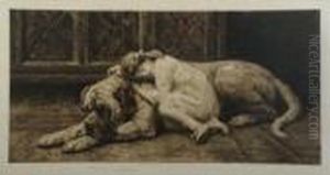 My Lady Sleeps by Herbert Thomas Dicksee