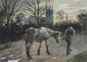 Langham Sketch by Herbert Thomas Dicksee