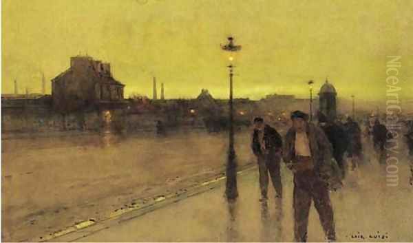 Les flaneurs au crepuscule - view 1