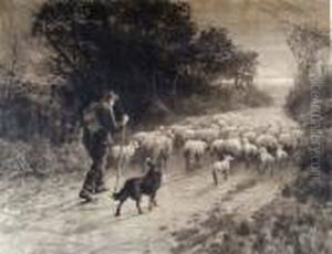 Nearing Home by Herbert Thomas Dicksee