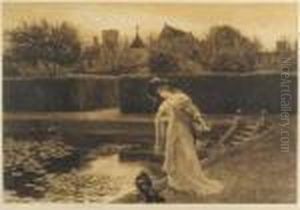 The Wishing Pool by Herbert Thomas Dicksee