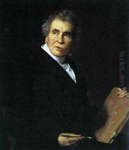 Portrait of Jacques-Louis David by Jerome Martin Langlois