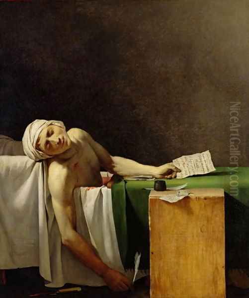 The Death of Marat after the original by Jacques Louis David - view 1