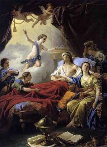 Allegory on the Death of the Dauphin 1765 by Louis Lagrenee