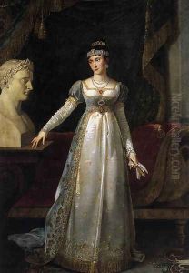Princess Pauline Borghese 1808 by Robert-Jacques-Francois-Faust Lefevre
