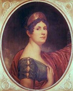 Portrait of Empress Josephine by Robert-Jacques-Francois-Faust Lefevre