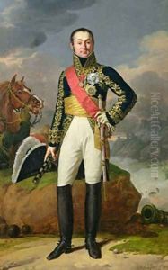 Nicolas-Charles Oudinot 1767-1847 Duke of Reggio by Robert-Jacques-Francois-Faust Lefevre