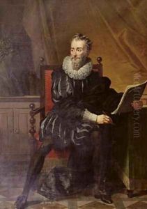 Portrait of Francois de Malherbe 1555-1628 by Robert-Jacques-Francois-Faust Lefevre
