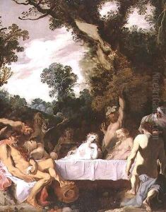 A Bacchanalian Feast 1617