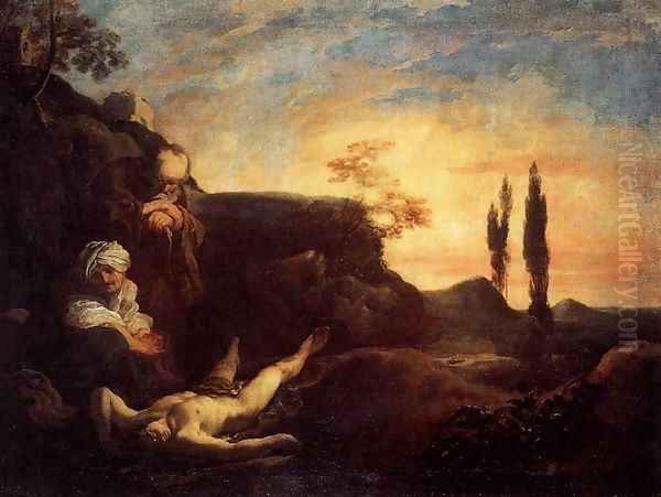 Adam and Eve Mourning for Abel - view 1