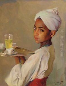 A Nubian Serving Boy