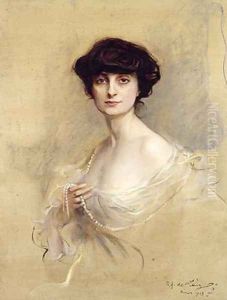 Anna de Noailles 1876-1933 by Philip Alexius De Laszlo