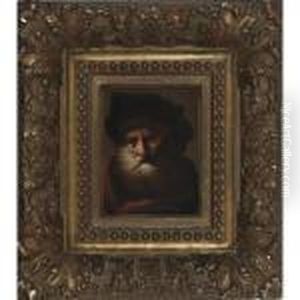 Portrait Of A Man In Turban by Christian Wilhelm Ernst Dietrich