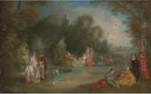 Fete Champetre by Christian Wilhelm Ernst Dietrich