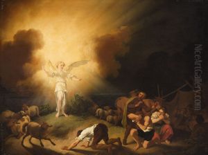 Verkundigung An Die Hirten by Christian Wilhelm Ernst Dietrich