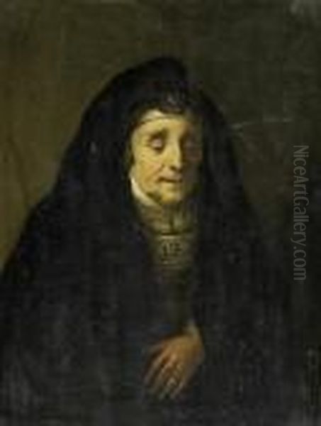 Rembrandts Mother In Acoat - view 1