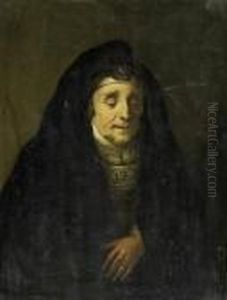 Rembrandts Mother In Acoat by Christian Wilhelm Ernst Dietrich