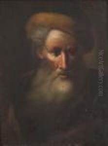 Portrait Eines Alten Mannes by Christian Wilhelm Ernst Dietrich
